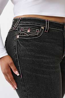 PLUS JENNIE MID RISE BIG T CURVY SKINNY JEAN, image 6