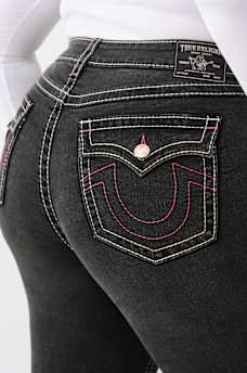 PLUS JENNIE MID RISE BIG T CURVY SKINNY JEAN, image 1