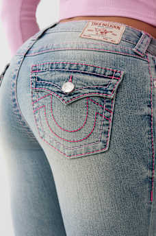 BILLIE MID RISE  BIG T STRAIGHT JEAN, image 1