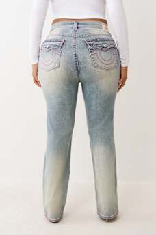 PLUS BILLIE MID RISE BIG T STRAIGHT JEAN, image 5