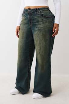 PLUS BOBBI MID RISE BIG T BAGGY JEAN, image 4