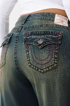 PLUS BOBBI MID RISE BIG T BAGGY JEAN, image 1