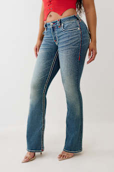 BECCA MID RISE SUPER T BOOTCUT JEAN, image 4