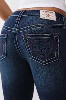 JEANS CORTE DE BOTA BECCA BIG T DE TIRO MEDIO, image 1