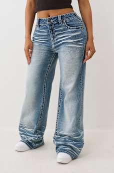 BOBBI MID RISE BIG T BAGGY JEAN, image 3