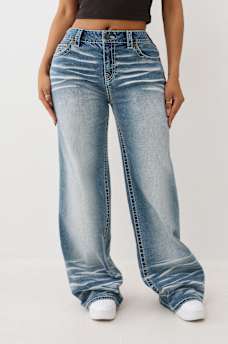 BOBBI MID RISE BIG T BAGGY JEAN, image 1