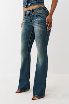 BECCA MID RISE BIG T  BOOTCUT JEAN, image 4