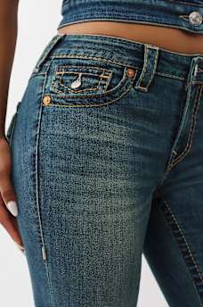 BECCA MID RISE BIG T  BOOTCUT JEAN, image 6