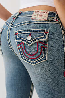 BILLIE ROPE STITCH STRAIGHT JEAN, image 1