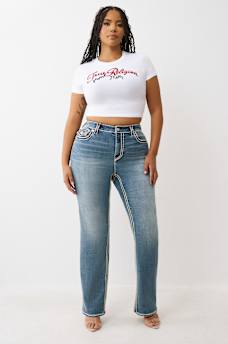 PLUS BILLIE ROPE STITCH STRAIGHT JEAN, image 3
