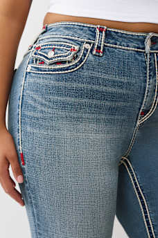 PLUS BILLIE ROPE STITCH STRAIGHT JEAN, image 6