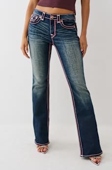 BECCA ROPE STITCH BOOTCUT JEAN, image 2