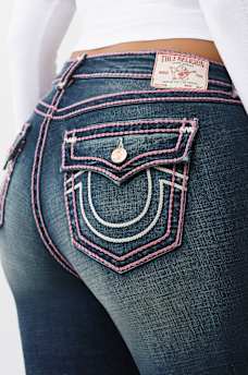 PLUS BECCA ROPE STITCH FLAP BOOTCUT JEAN, image 1