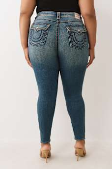 PLUS JENNIE MID RISE SUPER T CURVY SKINNY JEAN, image 5