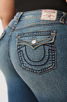 PLUS JENNIE MID RISE SUPER T CURVY SKINNY JEAN, image 1