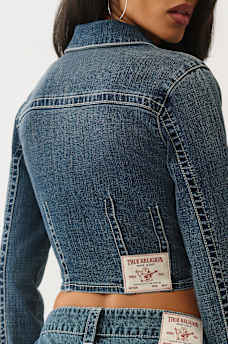 SNATCHED DENIM LONG SLEEVE SHIRT, image 5