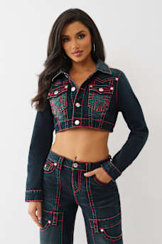 CROP MINI BIG T JACKET, image 3