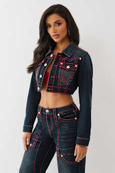CROP MINI BIG T JACKET, image 4