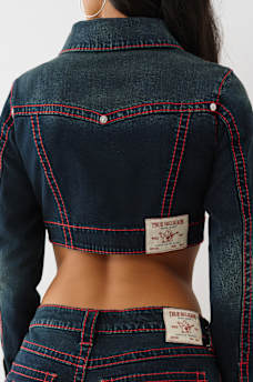 CROP MINI BIG T JACKET, image 7