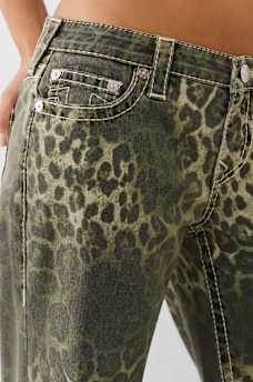 BOBBI LOW RISE CAMO BIG T BAGGY JEAN, image 6