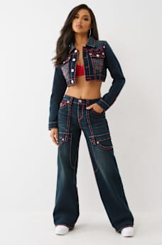 BOBBI BIG T FLAP CARPENTER JEAN, image 4