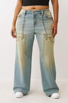 PLUS BOBBI CARPETNER BIG T BAGGY JEAN, image 1