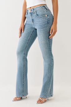 BECCA MID RISE BIG T BOOTCUT JEAN, image 6