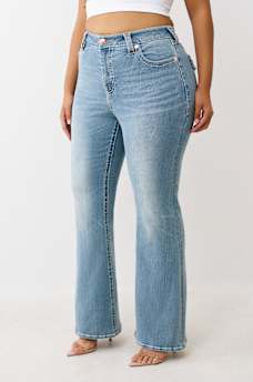PLUS BECCA MID RISE BIG T BOOTCUT JEAN, image 3