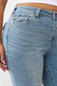 PLUS BECCA MID RISE BIG T BOOTCUT JEAN, image 6