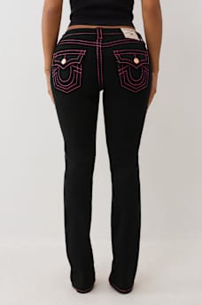  BILLIE MID RISE LUREX BIG T STRAIGHT JEAN, image 5