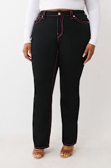 JEAN DROIT MI-TAILLE LUREX BILLIE BIG&nbsp;T TAILLE PLUS