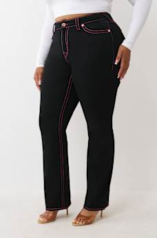 JEAN DROIT MI-TAILLE LUREX BILLIE BIG&nbsp;T TAILLE PLUS