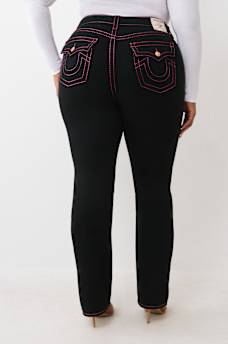JEAN DROIT MI-TAILLE LUREX BILLIE BIG&nbsp;T TAILLE PLUS