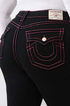 JEAN DROIT MI-TAILLE LUREX BILLIE BIG&nbsp;T TAILLE PLUS