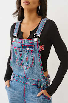 DENIM BAGGY BIG T OVERALL, image 2