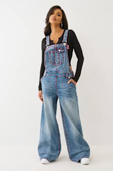 DENIM BAGGY BIG T OVERALL, image 1