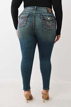PLUS JENNIE SUPER T MID RISE CURVY SKINNY JEAN, image 5