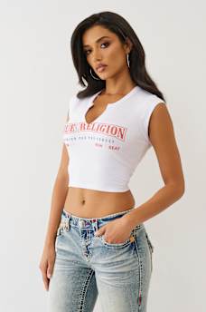  LOGO V-NOTCH TEE, image 5
