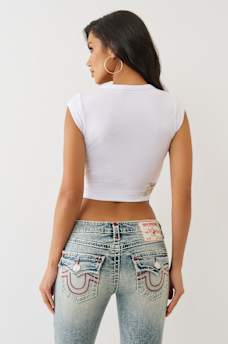  LOGO V-NOTCH TEE, image 6