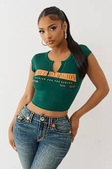  LOGO V-NOTCH TEE, image 4