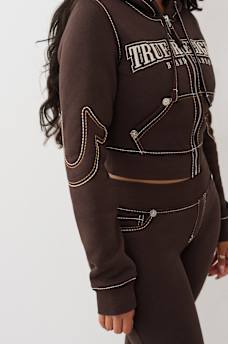 SHRUNKEN BIG T ZIP HOODIE, image 7