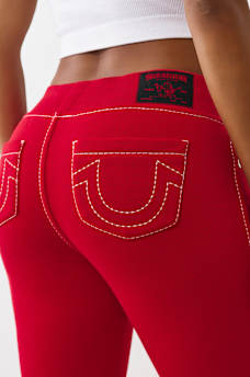 LOW RISE BIG T FLARED SWEATPANT, image 5