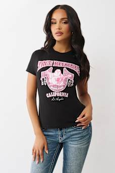 CRYSTAL BUDDHA CREW TEE, image 2