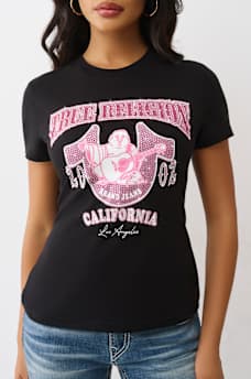 CRYSTAL BUDDHA CREW TEE, image 1