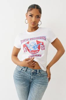 CRYSTAL BUDDHA CREW TEE, image 2
