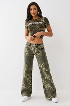 LEOPARD CRYSTAL BABY TEE, image 3