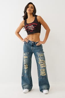 CRYSTAL TIGER CROPPED TANK, image 3
