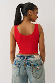 CRYSTAL TIGER CROPPED TANK, image 5