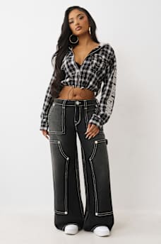 SUDADERA CORTA DE FRANELA CON CAPUCHA Y APLIQUE, image 3