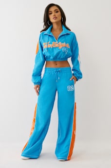 PUFF PRINT NYLON HALF-ZIP JACKET, image 3